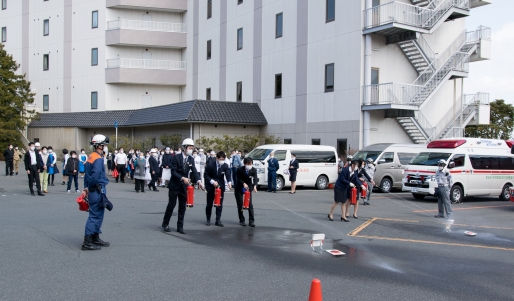 防火・防災訓練を行いました