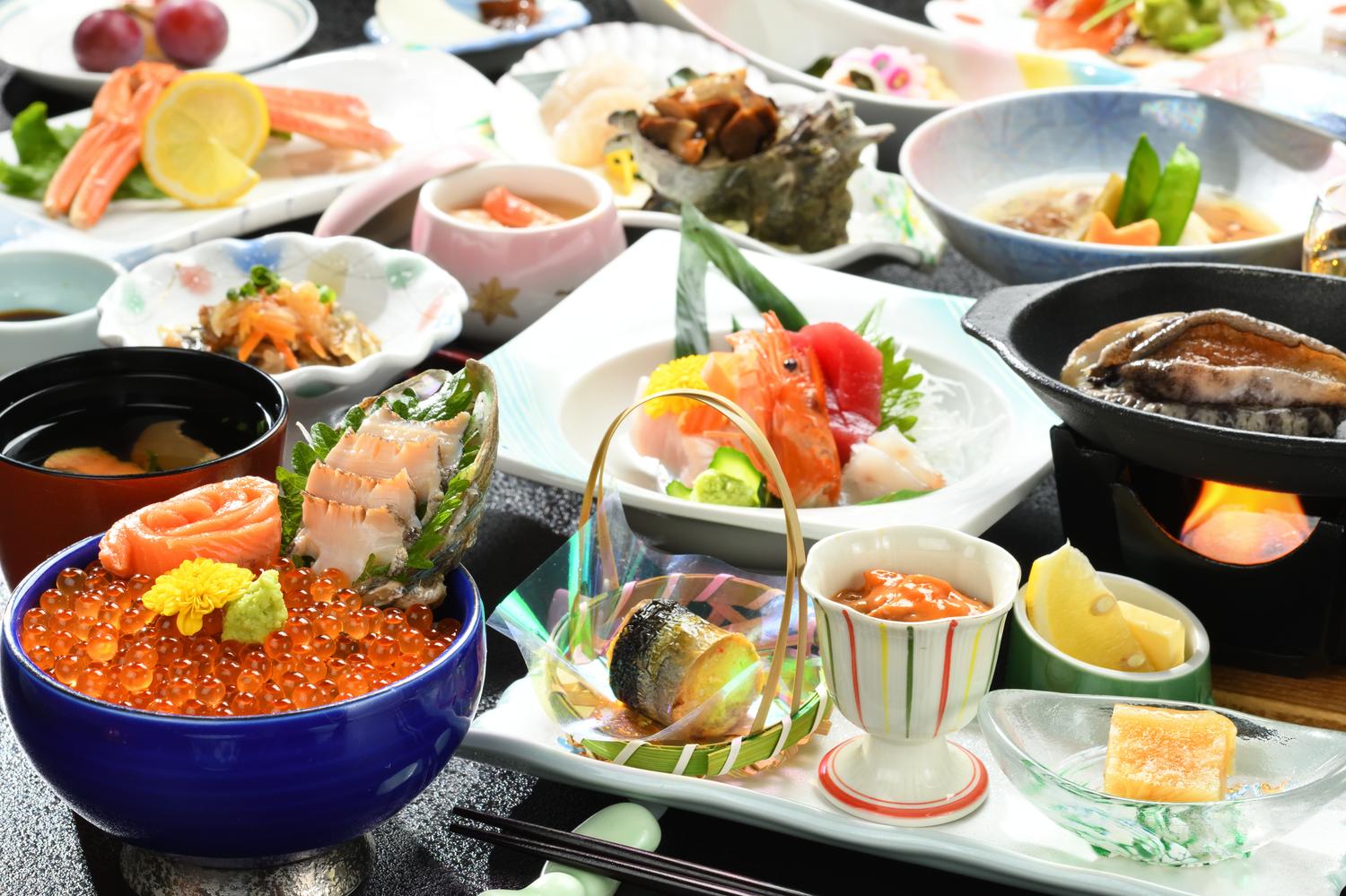 南三陸キラキラいくら丼と鮑の踊り焼プランイメージ