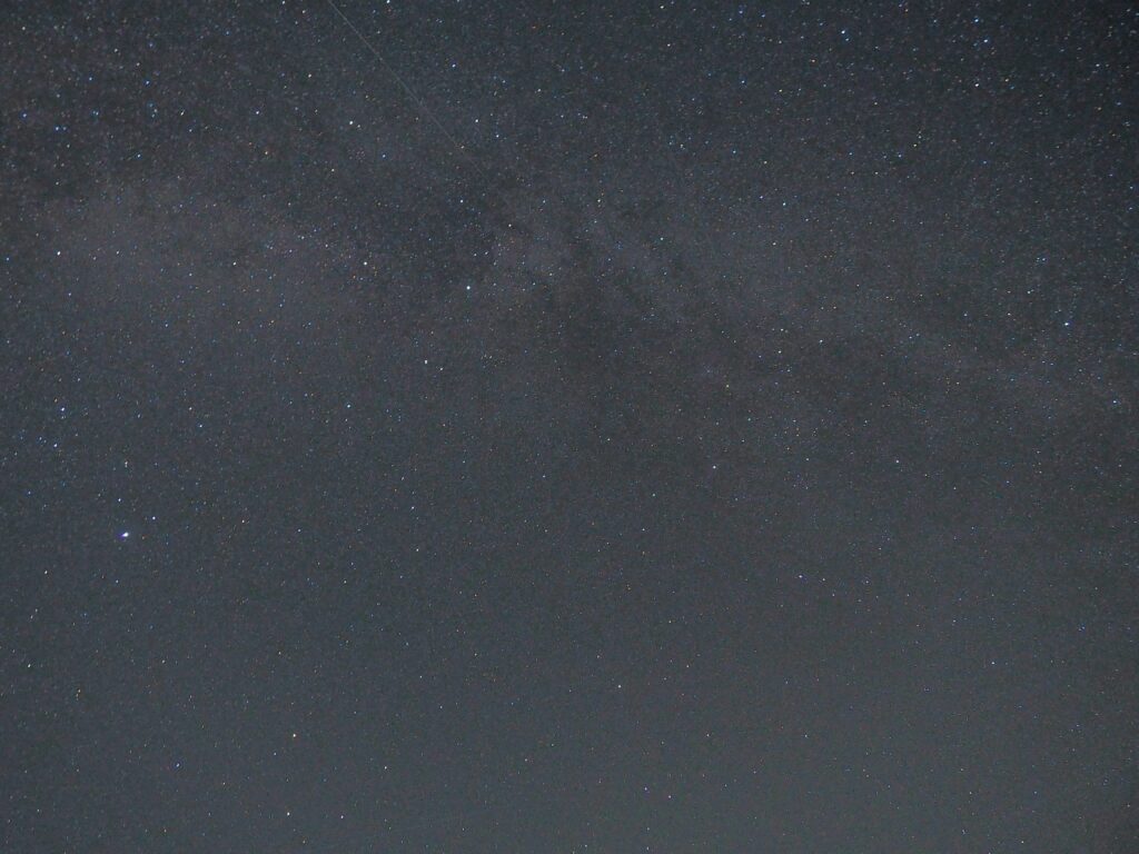 観洋屋上は”天の川の空”