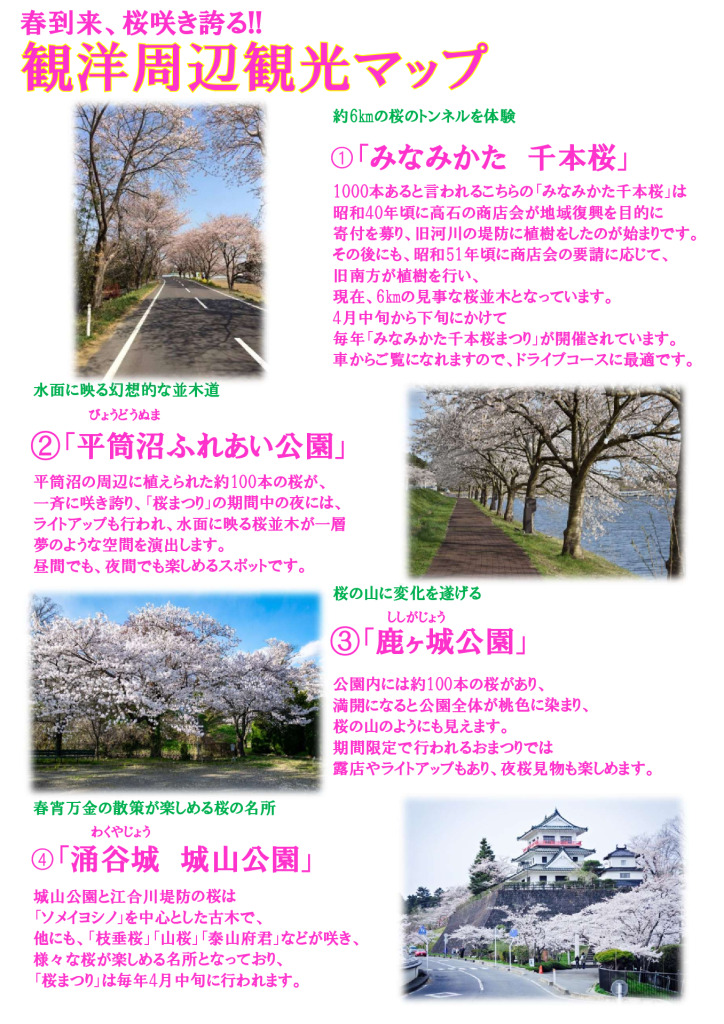 観洋周辺桜マップ