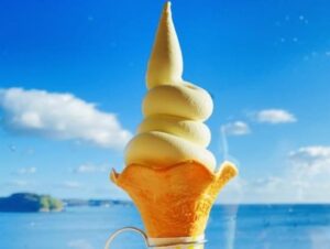 ティーラウンジに新メニュー「生乳ソフトクリーム」登場！