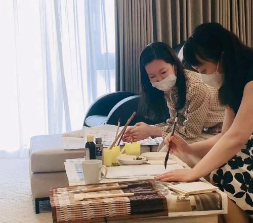 玉堂水墨画展を開催中！