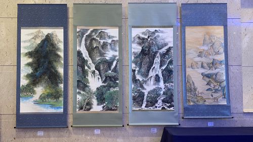 第三回!玉堂水墨画展を開催中