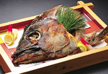 鮪の兜焼き
